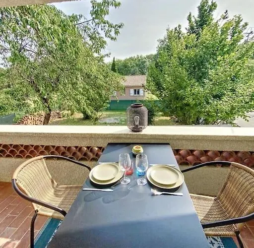 Les Penates Du Pastel - Jardin & Terrasse Apartmán Villefranche-de-Lauragais